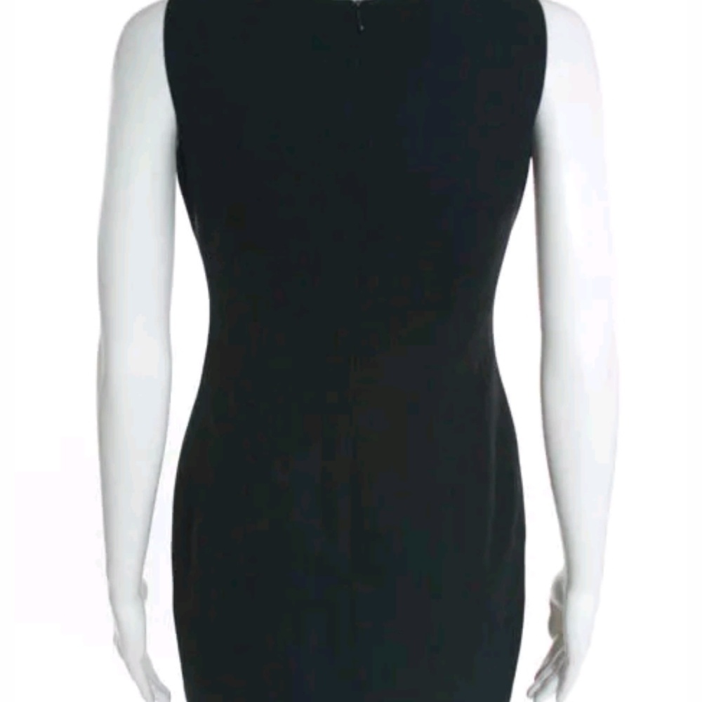 Laundry black sleeveless flower applique dress 2 - Picture 3 of 7